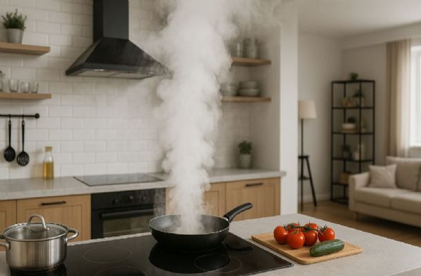 開放式廚房油煙問題怎麼解？排油煙機管線規劃技巧與通風改善策略